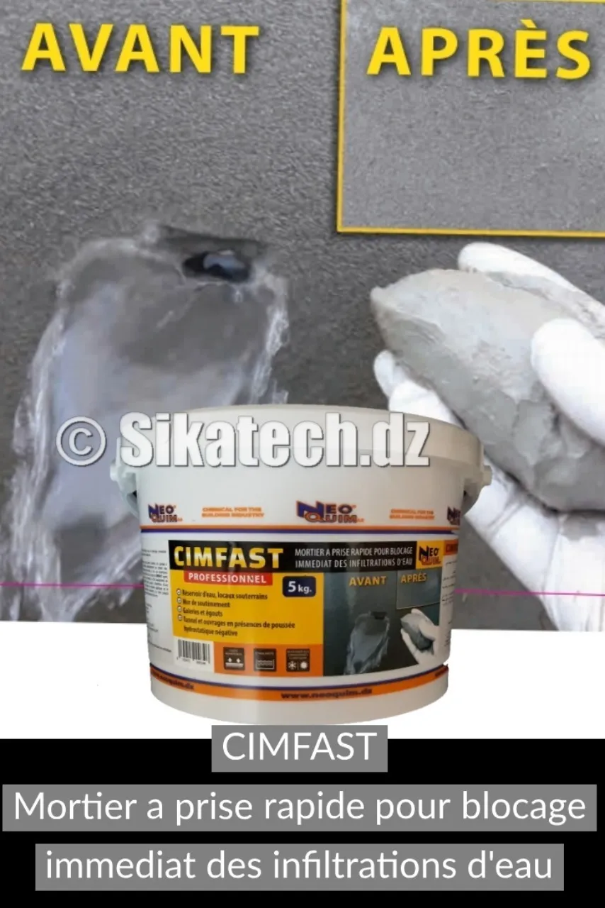 CIMFAST MORTIER A PRISE RAPIDE