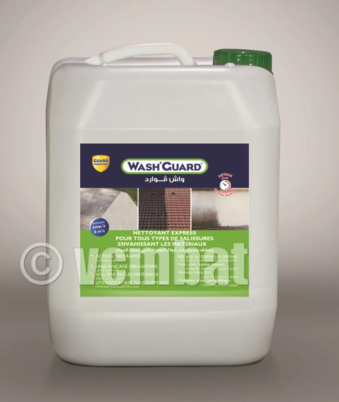 Nettoyant Mur et Sol et toiture WASH'GUARD